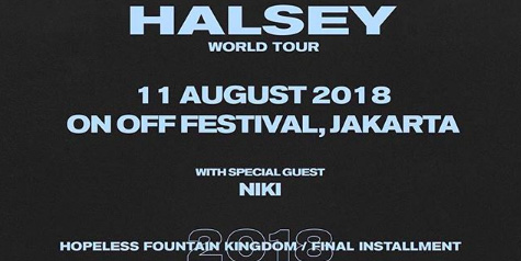 Halsey Manggung di Jakarta 11 Agustus